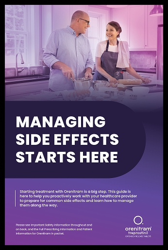 Your guide to help manage side effects with Orenitram