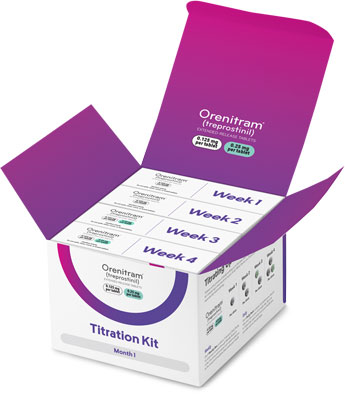 Monthly Orenitram Titration Kit image